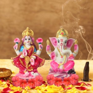 Laxmi Ganesh Murti for Diwali Puja | Hindu Goddess Laxmi & God Ganesha Idol | Home, Office & Temple Decoration | Spiritual Gift Item for Festivals Laxmi Ganesh Murti for Diwali Puja | Hindu Goddess Laxmi & God Ganesha Idol | Home, Office & Temple Decoration | Spiritual Gift Item for Festivals