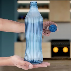 Fridge Water Bottle 1L | Reusable, Leak-Proof, BPA-Free | Durable Polypropylene Bottle for Home, Gym, Office, Travel, Home and Outdoor Use & Also for Daily Use, Pack of 1 (Blue)