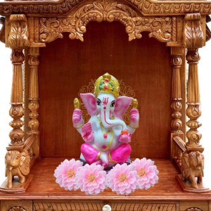 Hi Tech Sales Handcrafted Siddhi Ganesh Idol for Home Decor, Gifting Diwali, Birthday, Festivals (5 x 3 Inches) (Pink) Hi Tech Sales Handcrafted Siddhi Ganesh Idol for Home Decor, Gifting Diwali, Birthday, Festivals (5 x 3 Inches) (Pink)