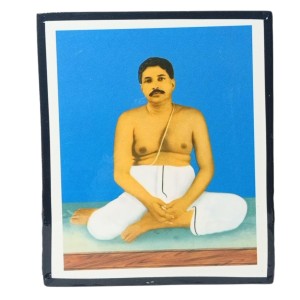 Anukul Thakur Wooden Laminated Photo Frame with Stand | Spiritual Religious Decor | Compact Size for Home & Office Anukul Thakur Wooden Laminated Photo Frame with Stand | Spiritual Religious Decor | Compact Size for Home & Office