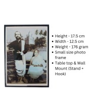 Hitech Sales Ramakrishna Paramahamsa & Sarada Devi Religious Laminated Photo Frame with Plywood Inside, for Pooja, Home, Room, Office Or Study Table, and Gift (Wall and Tabletop, 12.5 x 17.5 cm)