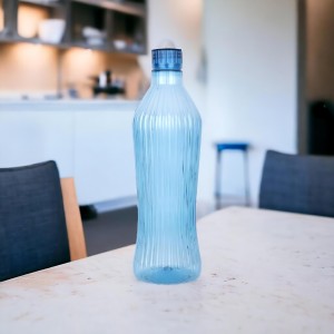 Fridge Water Bottle 1L | Reusable, Leak-Proof, BPA-Free | Durable Polypropylene Bottle for Home, Gym, Office, Travel, Home and Outdoor Use & Also for Daily Use, Pack of 1 (Blue)