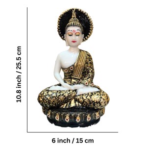 Meditating Buddha Statue – Peaceful Buddha Idol for Home Decor – Resin Meditation Figurine for Living Room, Office Desk, Zen Decor & Spiritual Gifting Meditating Buddha Statue – Peaceful Buddha Idol for Home Decor – Resin Meditation Figurine for Living Room, Office Desk, Zen Decor & Spiritual Gifting