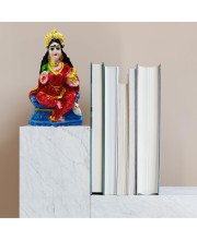 Hi Tech Sales Shree Laxmi Devi/MATA Murti/God Idol/Statue/Figurine/Showpiece || Laxmi Murti for Temple/Pooja, Decoration, Home, Study Room || Handcrafted, Material - Resin (4 Inch)