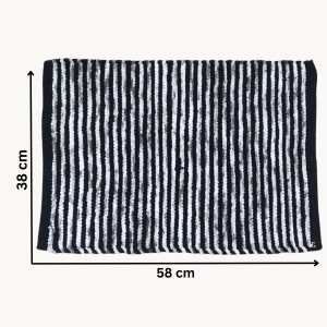 Hi Tech Sales Anti Slip Floor Water Absorbent Door Mat, Bathmat & Home, Kitchen, Office Entrance Mats (Rectangular, Black & White, 38 x 58 cm) Hi Tech Sales Anti Slip Floor Water Absorbent Door Mat, Bathmat & Home, Kitchen, Office Entrance Mats (Rectangular, Black & White, 38 x 58 cm)