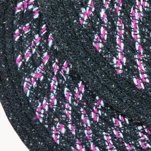 Hi Tech Sales Rugs, Cotton Door Mat (40X40cm) | Absorbent Microfibre Solid Bath Mat | Non Slip Mats for Bathroom, Bedroom, Kitchen, Door Mat, Floor Mat & Entrance | Pack of 1, Round Shape, Black