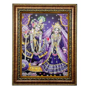 Hi Tech Sales Radha O Krishna Laminated Photo Frame || for Table, Study & Living Room, Gifts : Divine Blessings for Your Home || PVC Frame & Face Glass (7 x 9 inch) Hi Tech Sales Radha O Krishna Laminated Photo Frame || for Table, Study & Living Room, Gifts : Divine Blessings for Your Home || PVC Frame & Face Glass (7 x 9 inch)