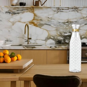 Hi Tech Sales Present Diamond Crystal Design Latest Water Bottles for Fridge, for Home Office Gym School Boy, Unbreakable 1000 ml Bottle (Pack of 1) Hi Tech Sales Present Diamond Crystal Design Latest Water Bottles for Fridge, for Home Office Gym School Boy, Unbreakable 1000 ml Bottle (Pack of 1)