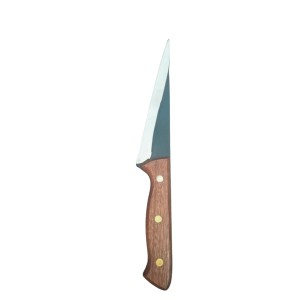 Small Kitchen Knife with Wooden Handle, Stainless Steel Sharp Blade, Multipurpose Utility Knife for Fruit, Vegetable & Meat Cutting.