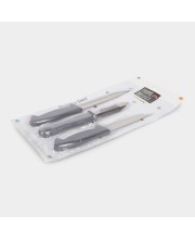 Steel Knife & Peeler Set of 3 Big Knife -22cm|Small Knife-18cm |Peeler-16cm (Pack of 3)