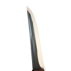 Stainless Steel Kitchen Knife with Wooden Handle – Razor Sharp Multipurpose Chef Utility Knife for Cutting, Slicing & Chopping (Large)