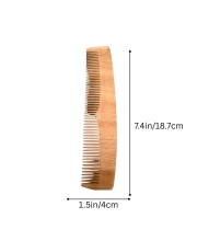 Wooden Neem Comb for Hair | Natural Anti-Static Wooden Hair Comb | Wide & Fine Teeth | Reduces Hair Fall & Dandruff | Unisex Wooden Neem Comb for Hair | Natural Anti-Static Wooden Hair Comb | Wide & Fine Teeth | Reduces Hair Fall & Dandruff | Unisex