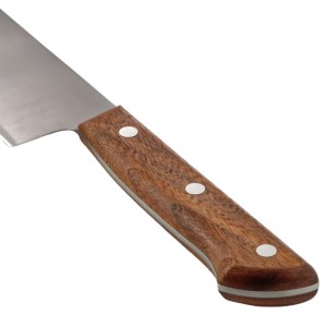 Stainless Steel Kitchen Knife with Wooden Handle – Sharp Multipurpose Chef Knife for Vegetables, Fruits & Meat Cutting