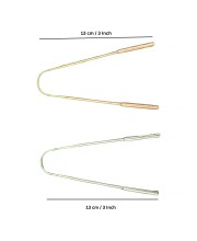 Stainless Steel & Copper Tongue Cleaner Set of – 7 Pack Oral Hygiene Tongue Scrapers for Adults Anti-Gag Design for Fresh Breath Stainless Steel & Copper Tongue Cleaner Set of – 7 Pack Oral Hygiene Tongue Scrapers for Adults Anti-Gag Design for Fresh Breath