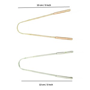 Stainless Steel & Copper Tongue Cleaner Set of – 7 Pack Oral Hygiene Tongue Scrapers for Adults Anti-Gag Design for Fresh Breath Stainless Steel & Copper Tongue Cleaner Set of – 7 Pack Oral Hygiene Tongue Scrapers for Adults Anti-Gag Design for Fresh Breath