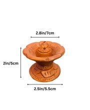 Handmade Terracotta Dhoop Dani for Puja | Clay Incense Burner for Dhoop | Traditional Mitti Dhoop Stand for Home Temple & Mandir Handmade Terracotta Dhoop Dani for Puja | Clay Incense Burner for Dhoop | Traditional Mitti Dhoop Stand for Home Temple & Mandir