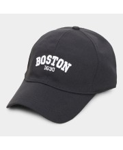 Brink Men's Fabric Cap Stylish & Comfortable Adjustable Baseball Hat for Outdoor, Casual & Sports Wear Charcoal