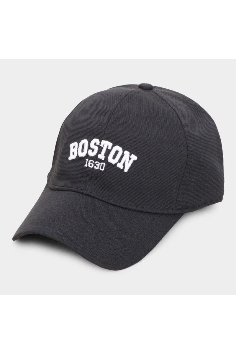 Brink Men's Fabric Cap Stylish & Comfortable Adjustable Baseball Hat for Outdoor, Casual & Sports Wear Charcoal