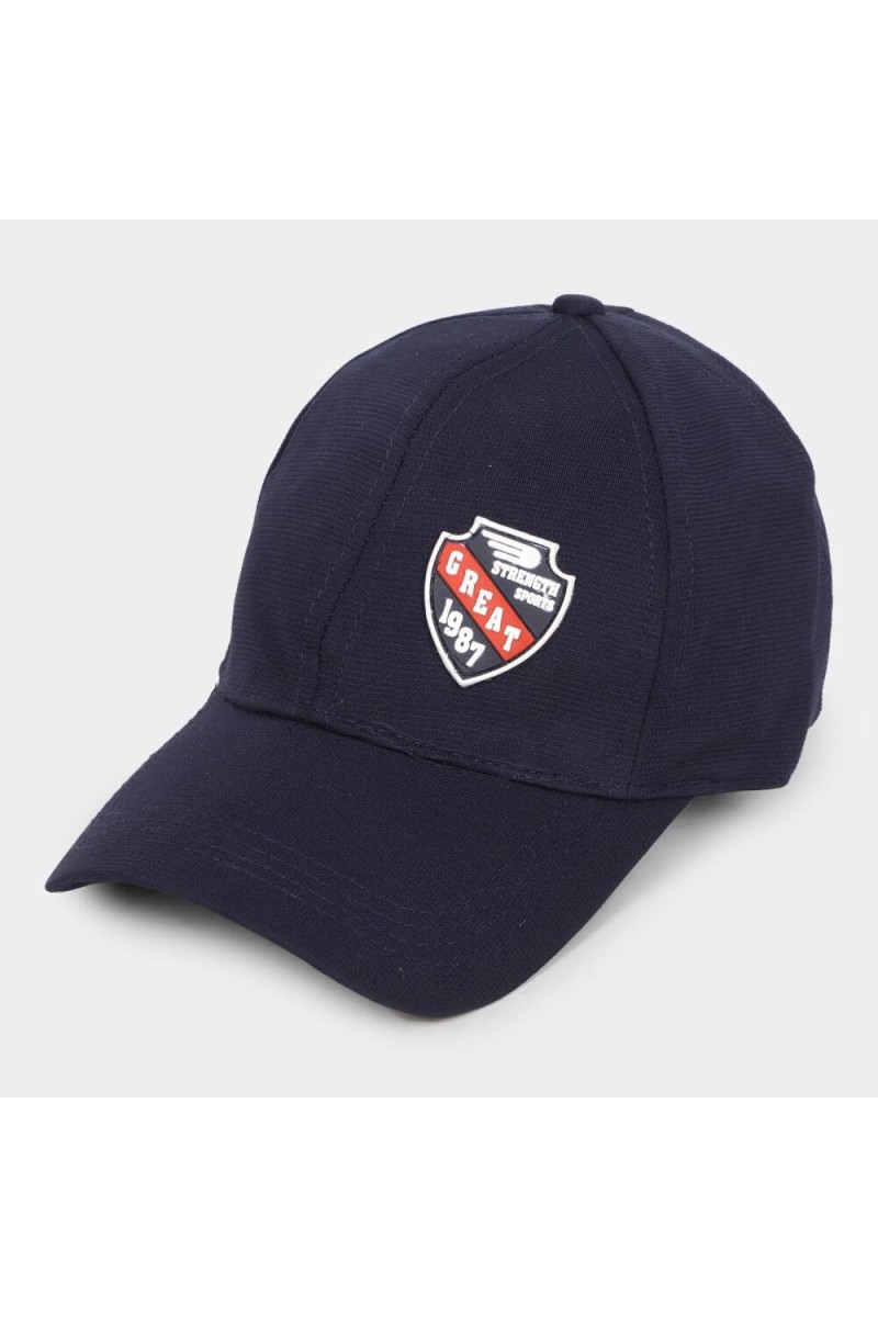 Brink Men's Fabric Cap Stylish & Comfortable Adjustable Baseball Hat for Outdoor, Casual & Sports Wear Navy Blue