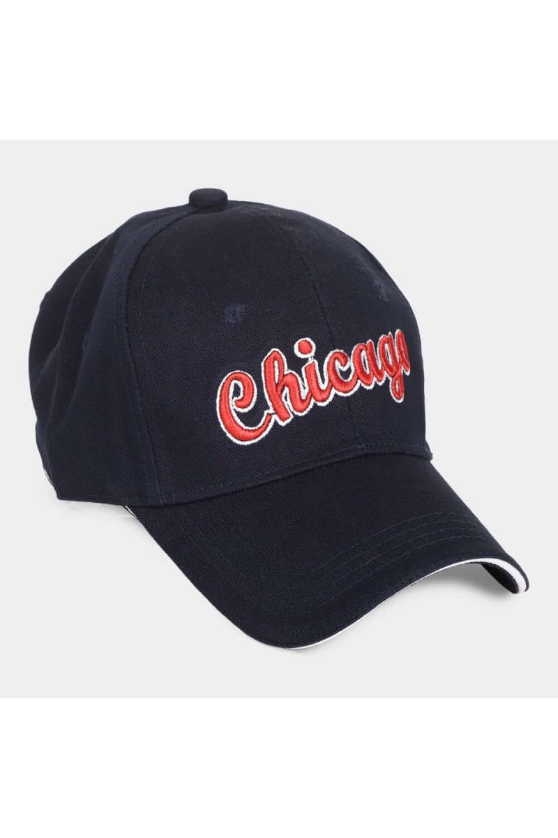Brink Men's Fabric Cap Stylish & Comfortable Adjustable Baseball Hat for Outdoor, Casual & Sports Wear Navy Blue