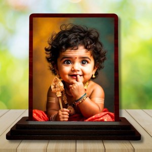 Car Desk/Table Top Lord Murugan Wooden Photo Stand 3x4 Inches, Compact & Stylish Spiritual Display For Car, Home & Office (Pack Of 1) (F14508) Car Desk/Table Top Lord Murugan Wooden Photo Stand 3x4 Inches, Compact & Stylish Spiritual Display For Car, Home & Office (Pack Of 1) (F14508)