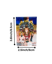 Acrylic Table Photo Stand with Dakshineswar Ma Kali, Sri Ramakrishna & Sarada Ma Image – Crystal Clear Decorative Display Frame for Home Temple, Office Desk & Car Dashboard Acrylic Table Photo Stand with Dakshineswar Ma Kali, Sri Ramakrishna & Sarada Ma Image – Crystal Clear Decorative Display Frame for Home Temple, Office Desk & Car Dashboard