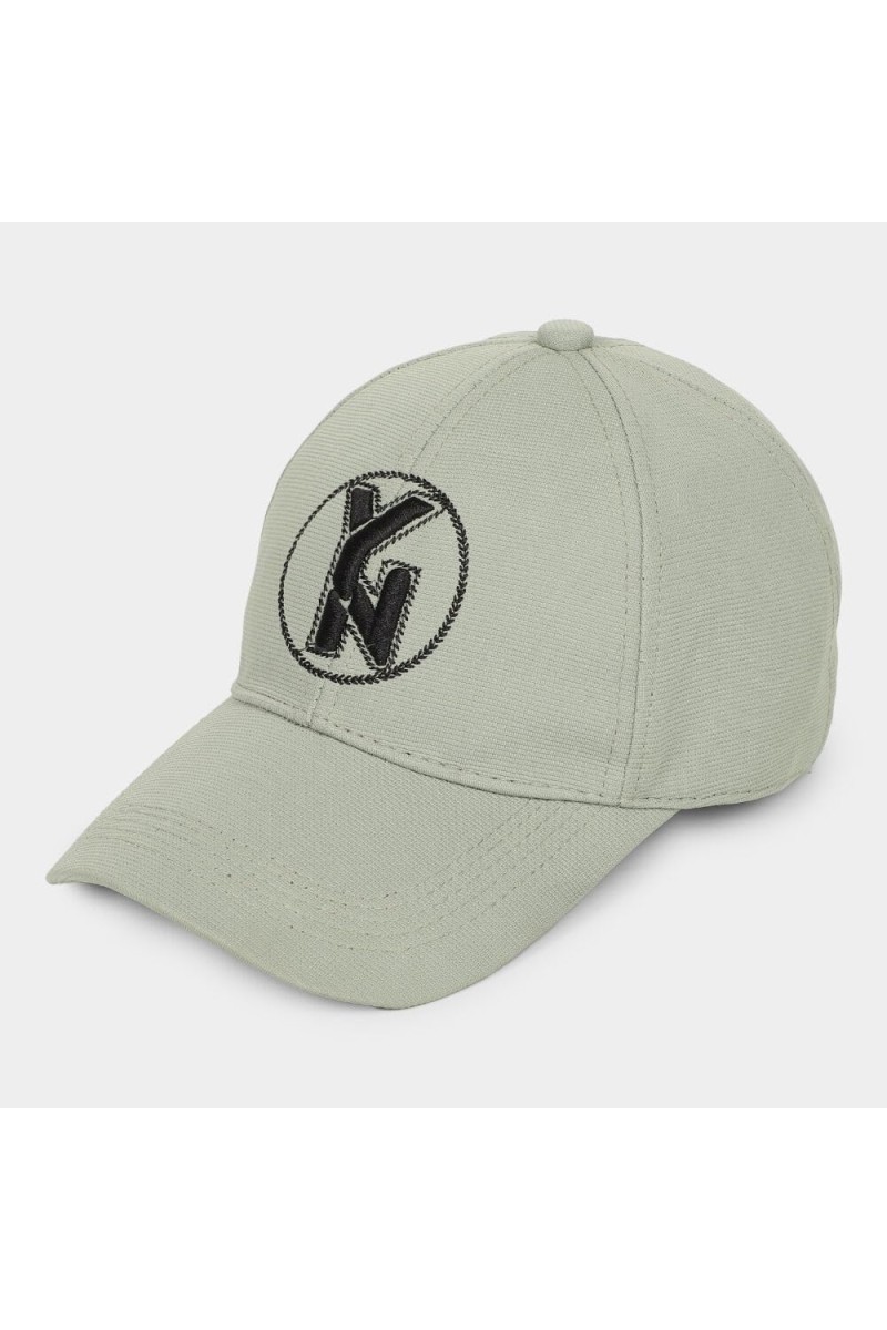 Brink Men's Light Green Fabric Cap Stylish & Comfortable Adjustable Baseball Hat for Outdoor, Casual & Sports Wear