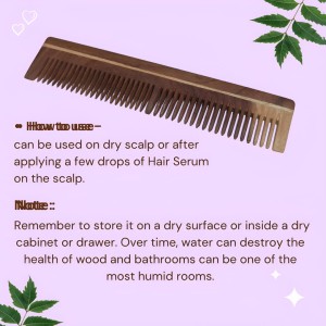 Hi Tech Sales Wooden Comb | Wood Kangi for Hair Growth, Hair fall & Dandruff Control | Handcrafted Designer Comb | For Men And Women Pack of 2 Hi Tech Sales Wooden Comb | Wood Kangi for Hair Growth, Hair fall & Dandruff Control | Handcrafted Designer Comb | For Men And Women Pack of 2