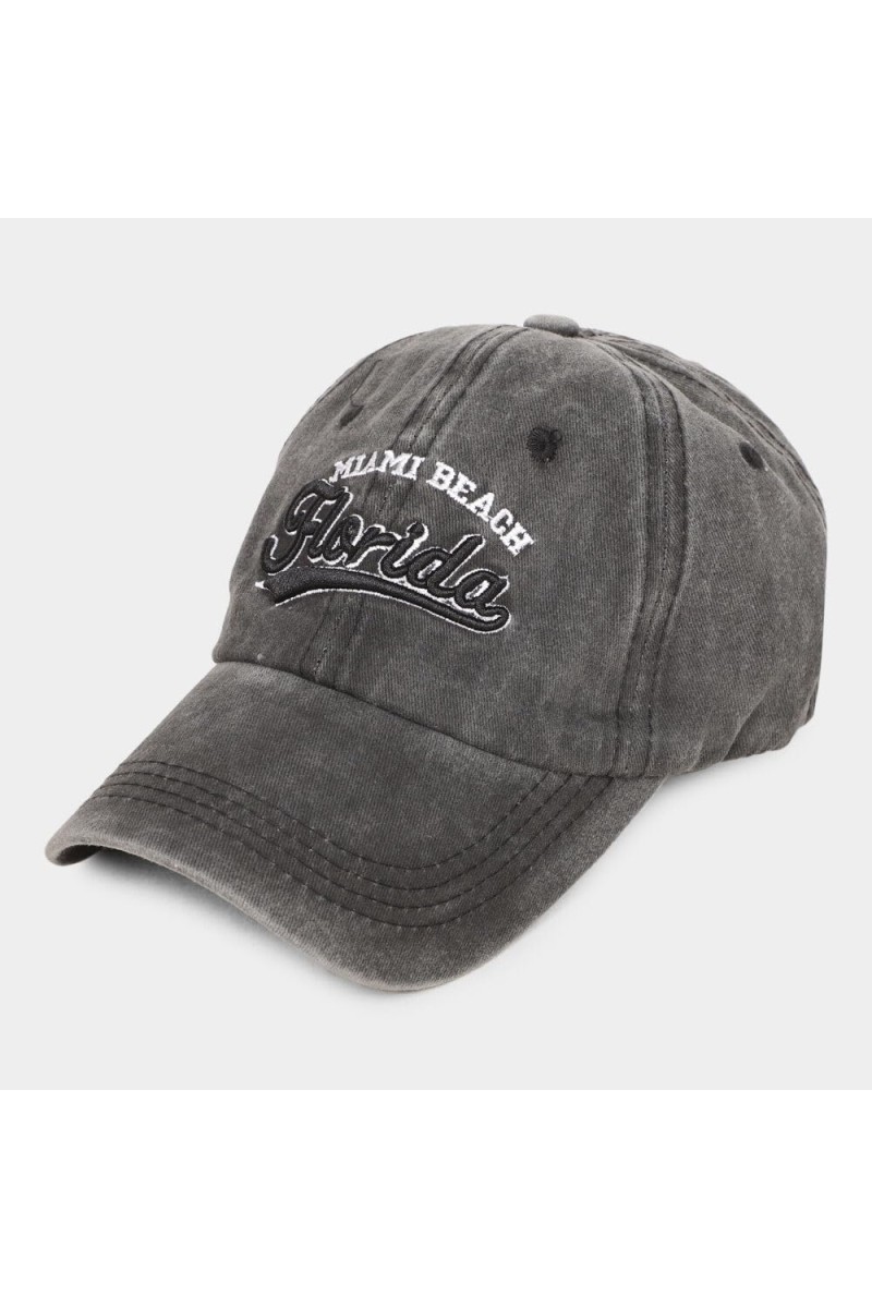 Brink Men's Cotton Cap Stylish & Comfortable Adjustable Baseball Hat for Outdoor, Casual & Sports Wear Dark Grey