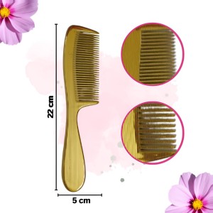 Hi Tech Sales Bloomy Shampoo Hair Comb | Round Wide Teeth | Set of 1 Hi Tech Sales Bloomy Shampoo Hair Comb | Round Wide Teeth | Set of 1