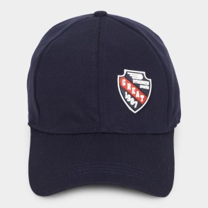 Brink Men's Fabric Cap Stylish & Comfortable Adjustable Baseball Hat for Outdoor, Casual & Sports Wear Navy Blue