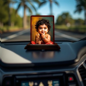 Car Desk/Table Top Lord Murugan Wooden Photo Stand 3x4 Inches, Compact & Stylish Spiritual Display For Car, Home & Office (Pack Of 1) (F14508) Car Desk/Table Top Lord Murugan Wooden Photo Stand 3x4 Inches, Compact & Stylish Spiritual Display For Car, Home & Office (Pack Of 1) (F14508)