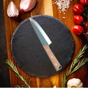 Stainless Steel Kitchen Knife with Wooden Handle – Razor Sharp Multipurpose Chef Utility Knife for Cutting, Slicing & Chopping (Medium) Stainless Steel Kitchen Knife with Wooden Handle – Razor Sharp Multipurpose Chef Utility Knife for Cutting, Slicing & Chopping (Medium)