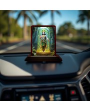 Car Desk/Table Top Lord Krishna Wooden Photo Stand 3x4 Inches, Compact & Stylish Spiritual Display For Car, Home & Office (Pack Of 1) (F14392) Car Desk/Table Top Lord Krishna Wooden Photo Stand 3x4 Inches, Compact & Stylish Spiritual Display For Car, Home & Office (Pack Of 1) (F14392)
