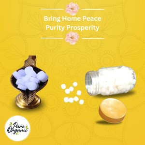 HiTechMart Pure Camphor Tablets for Puja and Aromatherapy – Natural and Long-Lasting Fragrance (100, Grams) HiTechMart Pure Camphor Tablets for Puja and Aromatherapy – Natural and Long-Lasting Fragrance (100, Grams)