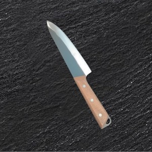 Stainless Steel Kitchen Knife with Wooden Handle – Razor Sharp Multipurpose Chef Utility Knife for Cutting, Slicing & Chopping (Medium) Stainless Steel Kitchen Knife with Wooden Handle – Razor Sharp Multipurpose Chef Utility Knife for Cutting, Slicing & Chopping (Medium)