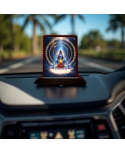 Car Desk/Table Top Lord Shiva Wooden Photo Stand 3x4 Inches, Compact & Stylish Spiritual Display For Car, Home & Office (Pack Of 1) (F14378) Car Desk/Table Top Lord Shiva Wooden Photo Stand 3x4 Inches, Compact & Stylish Spiritual Display For Car, Home & Office (Pack Of 1) (F14378)