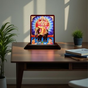 Car Desk/Table Top Lord Vishwakarma Wooden Photo Stand 3x4 Inches, Compact & Stylish Spiritual Display For Car, Home & Office (Pack Of 1) (F14581) Car Desk/Table Top Lord Vishwakarma Wooden Photo Stand 3x4 Inches, Compact & Stylish Spiritual Display For Car, Home & Office (Pack Of 1) (F14581)