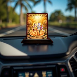 Car Desk/Table Top Lord Vishnu Lakshmi Wooden Photo Stand 3x4 Inches, Compact & Stylish Spiritual Display For Car, Home & Office (Pack Of 1) (F14564) Car Desk/Table Top Lord Vishnu Lakshmi Wooden Photo Stand 3x4 Inches, Compact & Stylish Spiritual Display For Car, Home & Office (Pack Of 1) (F14564)