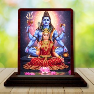 Car Desk/Table Top Lord Shiva And Sadhguru Wooden Photo Stand 3x4 Inches, Compact & Stylish Spiritual Display For Car, Home & Office (Pack Of 1) (F14619) Car Desk/Table Top Lord Shiva And Sadhguru Wooden Photo Stand 3x4 Inches, Compact & Stylish Spiritual Display For Car, Home & Office (Pack Of 1) (F14619)