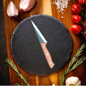 Small Kitchen Knife with Wooden Handle, Stainless Steel Sharp Blade, Multipurpose Utility Knife for Fruit, Vegetable & Meat Cutting.