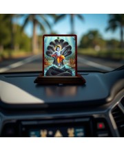 Car Desk/Table Top Lord Krishna Wooden Photo Stand 3x4 Inches, Compact & Stylish Spiritual Display For Car, Home & Office (Pack Of 1) (F14398) Car Desk/Table Top Lord Krishna Wooden Photo Stand 3x4 Inches, Compact & Stylish Spiritual Display For Car, Home & Office (Pack Of 1) (F14398)