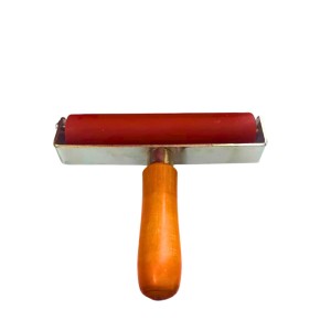 Rubber Brayer Roller with Wooden Handle – 8-Inch Ink Roller for Printmaking, Stamping, Crafting, and Scrapbooking – Durable Steel Frame & Smooth Rolling for Even Ink Application. Rubber Brayer Roller with Wooden Handle – 8-Inch Ink Roller for Printmaking, Stamping, Crafting, and Scrapbooking – Durable Steel Frame & Smooth Rolling for Even Ink Application.