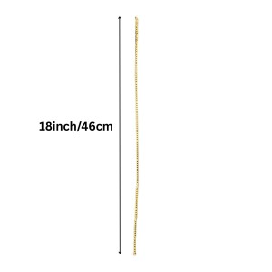 Gold Chain Necklace for men – Premium Gold Plated Fashion Chain for Daily & Trendy Look Everyday Style. (6 of pcs) Gold Chain Necklace for men – Premium Gold Plated Fashion Chain for Daily & Trendy Look Everyday Style. (6 of pcs)