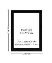 Well dressed cartoon animal Photo Frame Funny Animal and Bird Cartoon Art, Black color, 19x23 Inch