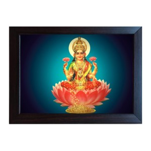 Hitech Mata Dhan-laxmi Laminated photo frame for temple, Study & living room, gifts (Pvc Frame and Front face - Glass, 8 x 6 inch) Hitech Mata Dhan-laxmi Laminated photo frame for temple, Study & living room, gifts (Pvc Frame and Front face - Glass, 8 x 6 inch)