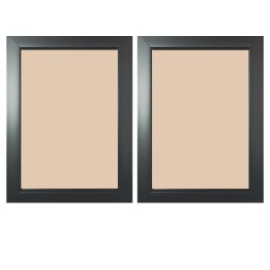 Set of 2 Black Photo Frames for Wall & Table Décor – Modern Minimalist Empty Picture Frames for Home & Office, Display Portrait or Landscape Orientation. (2, Medium) Set of 2 Black Photo Frames for Wall & Table Décor – Modern Minimalist Empty Picture Frames for Home & Office, Display Portrait or Landscape Orientation. (2, Medium)