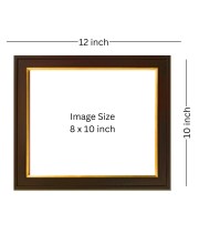 Revolutionary Netaji Subhash Chandra Bose Wood Photo Frame(photoframe,Multicolour,10x12 inch) Wall Mount and Tabletop