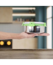 850 ml Stainless Steel Container, 6 X 2.5 inch (Pack of 1) 850 ml Stainless Steel Container, 6 X 2.5 inch (Pack of 1)