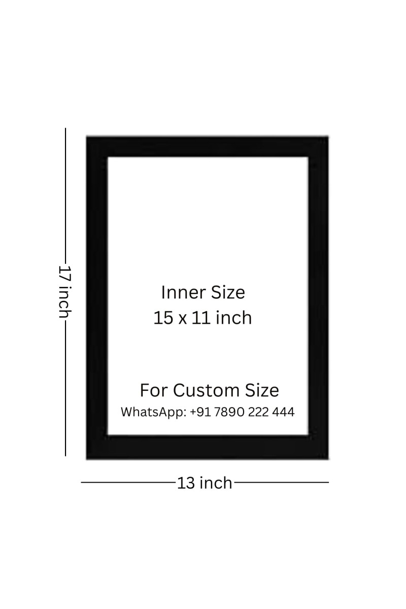 Two cute snails under little umbrella Photo Frame Funny Animal and Bird Cartoon Art, Black color, 13x17 Inch